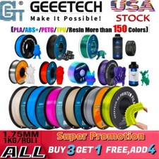 【Buy 3 Get 1 Free,Add 4】GEEETECH 3D Printer Filament PLA/ABS+/PETG/TPU 1.75mm1KG picture