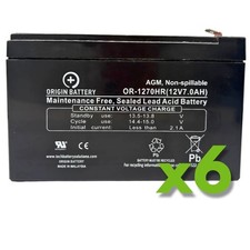 For Tripp Lite RBC96-3U UPS Battery Kit 6x 12V 7Ah AGM High-Rate Batteries picture