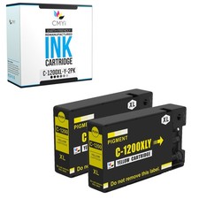2-Pack Compatible CMYi PGI-1200XL Yellow Ink Cartridge fits Canon MAXIFY MB2120 picture