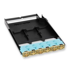Corning EDGE-CP72-U3 72 Fiber Shuttered 6X MTP Adapter Panel Multimode (OM3/OM4) picture