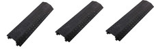 3-Pack Floor Cord Cover Protector Drop Over Cable Ramp 38.5