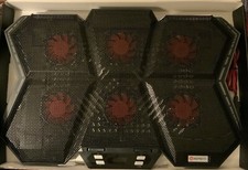Coolcold RGB Laptop Cooling Pad, Gaming Laptop Cooling Stand 6 Quiet Cooling Fan picture