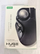 ELECOM HUGE PLUS Trackball Mouse 52mm Bearing Wireless Multi-Device Silent Black picture