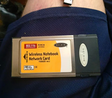 Belkin F5D6020 802.11b 11Mbps PCMCIA Wireless Notebook Network Card picture