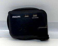 Philips Travel Surge Protector - 3 AC Outlets - 2 USB Charging Ports, Used picture