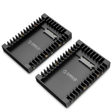 [2Packs] ORICO 2.5 SSD SATA to 3.5 Hard Drive Adapter Internal Black  picture