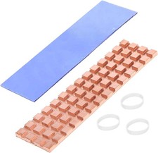 M.2 Heatsink 67x18x2mm PS5 2280 SSD Pure Copper Heatsink Kit Cooler Heat Sink... picture