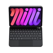 For Apple iPad Mini 7th/6th 3in1 Stand Leather Magnetic Removable Keyboard Case picture