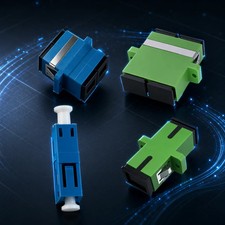 10Pcs LC/SC Fiber Adapter Duplex & Simplex UPC/APC Coupler for FTTH ODF Network picture
