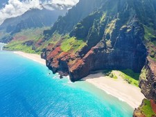 Landscape nature hawaii Custom Gaming Mat Desk picture