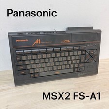 Panasonic MSX2 FS-A1 Personal Computer Console Black Japan picture