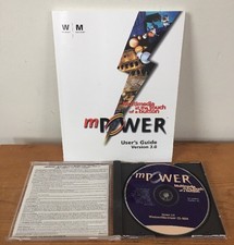 Vintage 1999 mPower 3.0 Multimedia Windows Mac Software v3 CD Disk w Manual picture