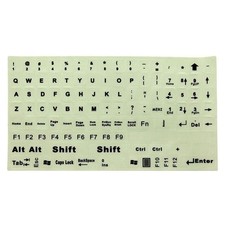 zaoalife Keyboard Stickers, English Keyboard Sticker Glow in The Dark, Keyboa... picture