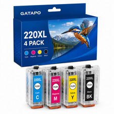 220XL T220XL 4PK Ink Cartridge For Epson XP-320 XP-420 XP-424 WF-2660 WF-2760 picture
