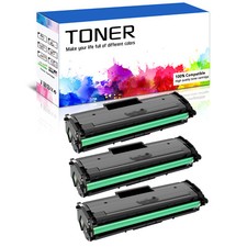 3PK Black MLT-D101S 101S Toner Compatible with Samsung ML-2160 ML-2165W SCX-3405 picture