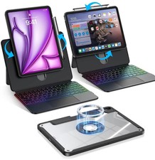 iPad Keyboard Case Magnetic Backlit RGB iPad Air 6/5/4 iPad Pro 11 4/3/2/1 Gen picture