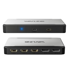 USB-C/USB-A to HDMI/DisplayPort Adapter Universal Triple 4K@60Hz Display Dock picture