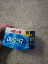 Maxwell DVD-R Discs 4.7GB/8X/120 MIN Brand New Sealed 25 Pack  picture