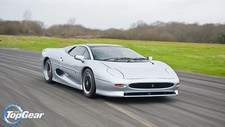 Cars top gear jaguar Desk Mat Stitched picture