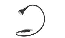 JANSJÖ LED USB lamp, black, 15 