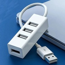 USB 2.0 4-Port Hub Multi Expander High Speed Splitter Adapter for PC Computer Ac picture
