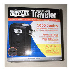 Tripp Lite Traveler Portable Surge Protector 2 Outlets 1050J 120V picture
