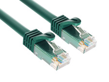 1ft Cat6a Ethernet Cable 10Gbps Snagless RJ45 for Gaming PS5 PC Router, Green picture