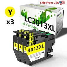 3P Compatible Brother LC3013 Yellow Ink Cartridge LC3013XL for MFC-J491DW J497DW picture