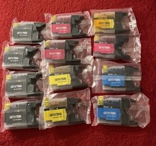 lot Of 12 EZ Ink LC71/75XL Ink Cartridges 9 New Factory Sealed picture