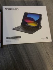 DEXNOR Pink Magnetic Keyboard Case for iPad 10th/11th Gen Backlit Touchpad picture