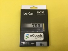 Lexar NM790 8TB PCIe Gen 4x4 NVMe M.2 2280 Internal SSD LNM790X008T New Sealed picture