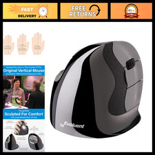 Ergonomic Vertical Mouse Right Hand USB Wireless - Comfort Design, Reduces Wrist picture