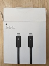 Open Box  Apple - Thunderbolt 4 Pro Cable (3m) - Black Unopened picture