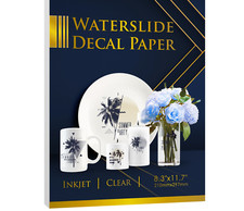 Inkjet CLEAR Waterslide Decal Paper 20 Sheets A4 Water Slide Transfer 8.3x11.7 picture
