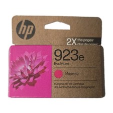 HP 923e EvoMore High Yield Magenta Ink Cartridge 4K0T5LN Expired Dec 2025 picture