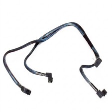 Dell PowerEdge R730 Dual SAS RAID Cable SFF-8643 Mini HD 8-Bay K3H4M picture
