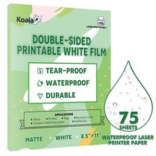 75PK Koala Double-sided Waterproof Printer Paper Laser Matte Outdoor Use 8.5x11 picture
