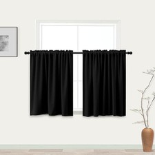  36 Inch Curtains Length for Kitchen,2 Panels 34