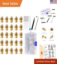High Precision 0.4MM Brass Nozzles Kit - 25PCS for Ender Series 3D Printers picture