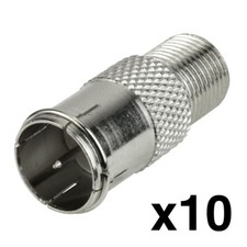 Construct Pro F Female to F Male Push-on Quick Adaptors (10 Pack) picture