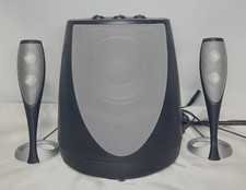 🔥 TESTED COMPLETE Harman Kardon HK695 Computer Speakers + SubWoofer HK695-01 picture