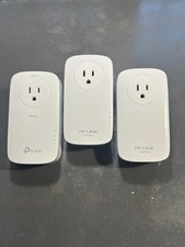 TP-Link TL-PA9020P AV2000 Passthrough Powerline Adapter White 2-Port Gigabit picture