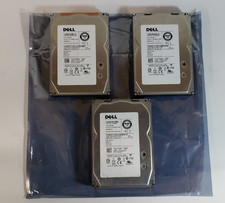 Used LOT OF 3 | DELL Seagate Cheetah 15K.7 | 600GB @ 15kRPM | SAS-2 3.5