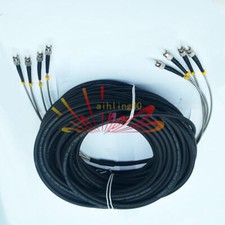 ST-ST 4 Strand 9/125 Single Mode Fiber Patch Cord Field Outdoor Fiber Cable 75M picture