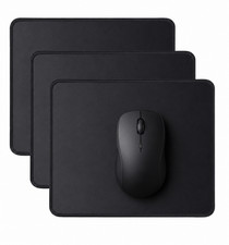 Black Rubber Mouse Pad Small Anti-Slip Mouse Mat for Laptop PC Desktop picture