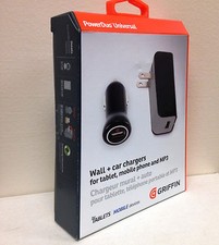 Griffin PowerDuo Universal Wall/Car Fast/Quick Charger for iPad/iPhone/Samsung picture