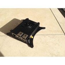 Raspberry Pi Case Top hole for button or switch 3D-Printed picture