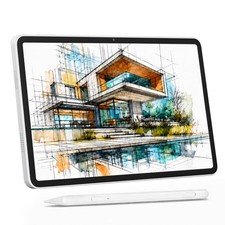 12-Inch Standalone Drawing Tablet No Computer Needed: 4096-Level Stylus Blue picture
