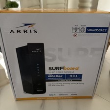 ARRIS ‎SBG7600AC2 Cable Modem- Black Gaming Surfboard WiFi high speed gaming picture
