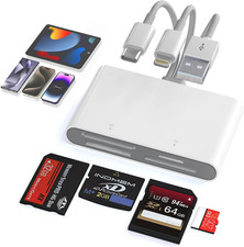 4-in-1 Memory Card Adapter, SD/TF/MS/XD Reader for Sony Cybershot, iPhone, iPad, picture